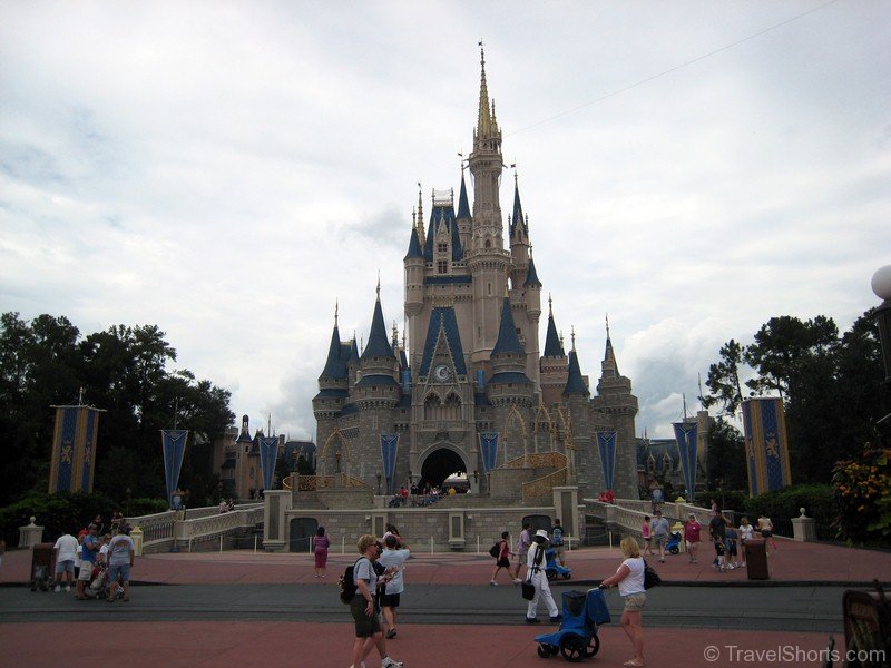 magic kingdom castle at night. Florida Holiday – Day Three