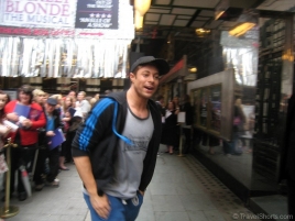 Duncan James signing autographs