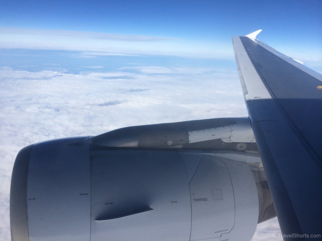 View from my cabin window onboard my Brussels Airlines flight from Manchester to Brussels.