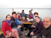 Group on boat