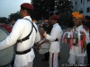 Band outside Hotel