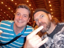 Tyler Mane and me at London Film and Comic Con 2014