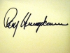 Ray Harryhausen Autograph